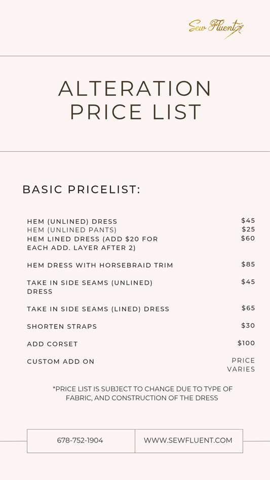 Alterations Appointment